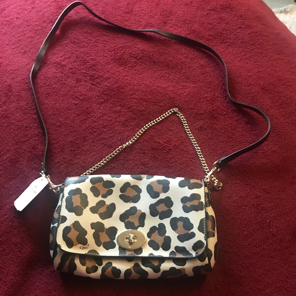 Coach Leather crossbody Purse